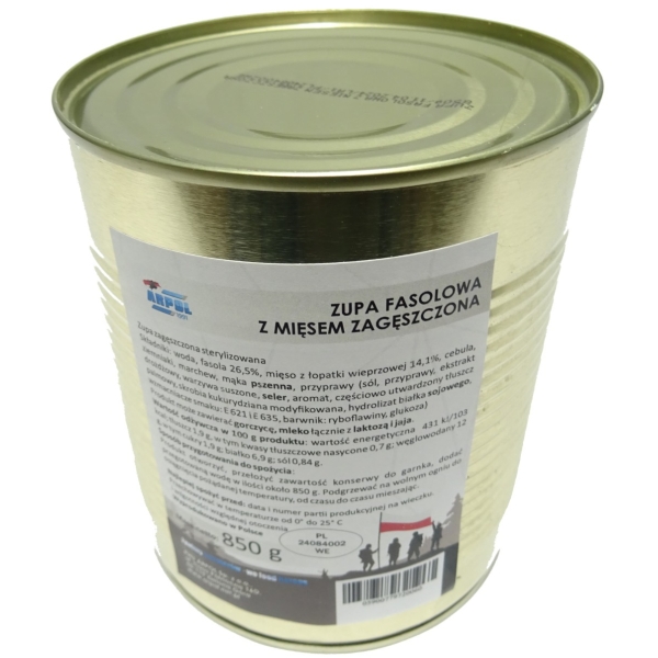 Konserwa WP Zupa fasolowa z mięsem zagęszczona 850g